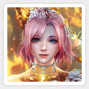 manga girl anime style Magnet
